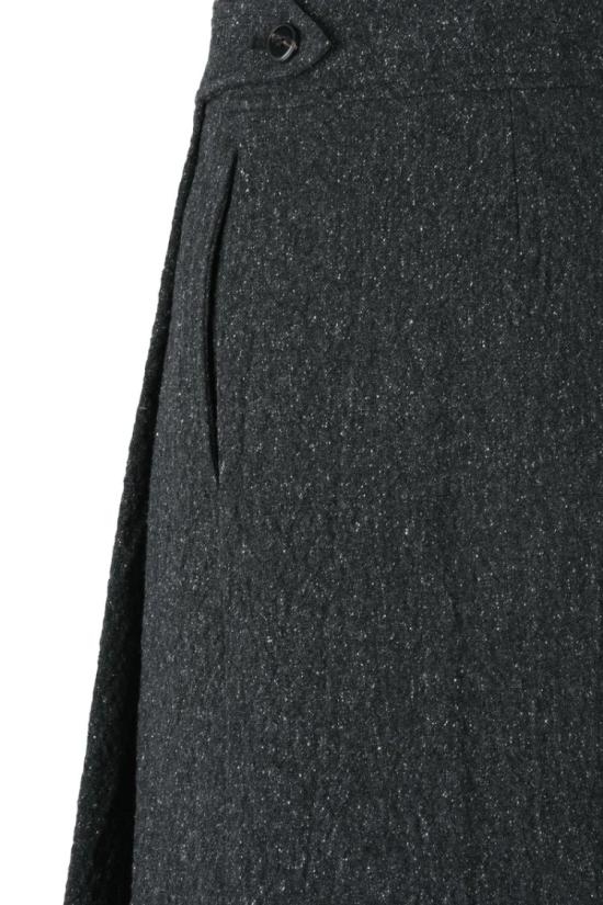  포만데레 미디 스커트 미니 랩  - 그레이 - POMANDERE