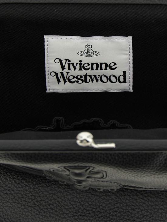 26SS 비비안웨스트우드 리비건 바이오그린 그레인 숄더백 4B010009WS000DN403 Black - VIVIENNE WESTWOOD