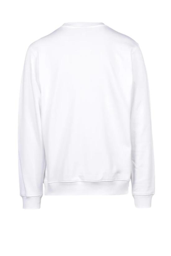  라코스테 긴팔 티셔츠 크루넥 스웨트셔츠 - 화이트 - LACOSTE