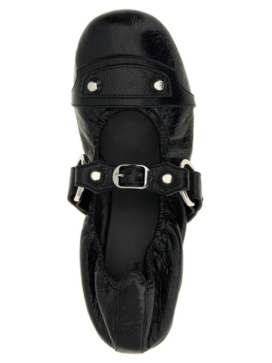 26FW 발렌시아가 시티 발레리나 828095WAD4Y1080 Black - BALENCIAGA