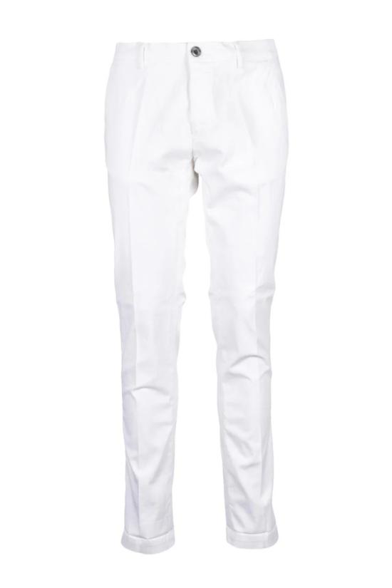 25SS 메이슨 팬츠 신축성 있는 치노  - 화이트