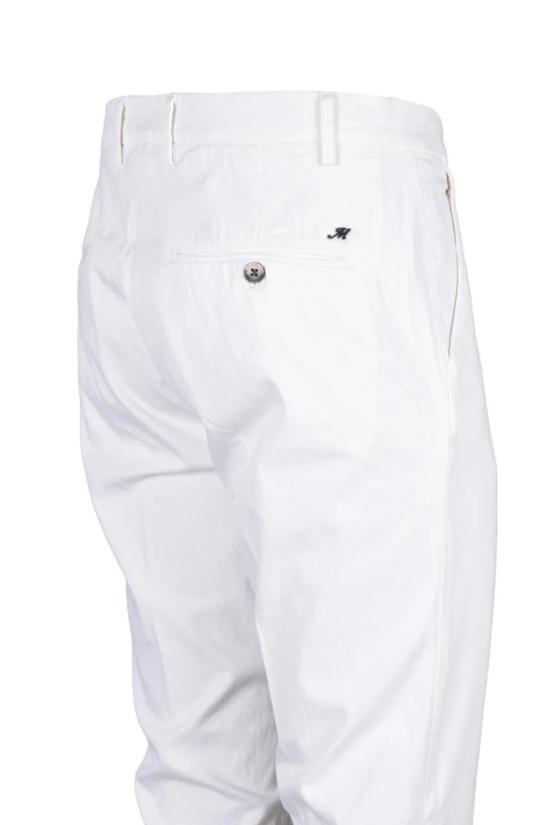 25SS 메이슨 팬츠 신축성 있는 치노  - 화이트 - MASON'S