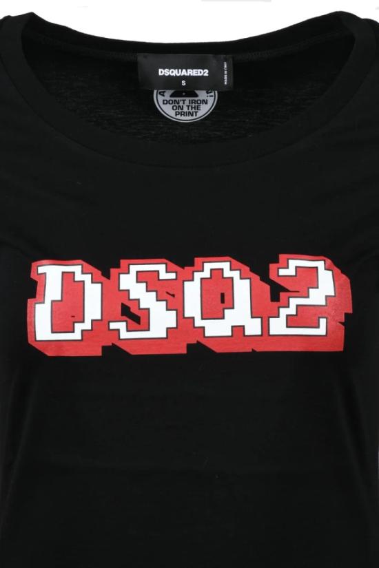 25SS 디스퀘어드2 반팔 티셔츠 핏되는 라운드넥 티셔츠 - DSQUARED2