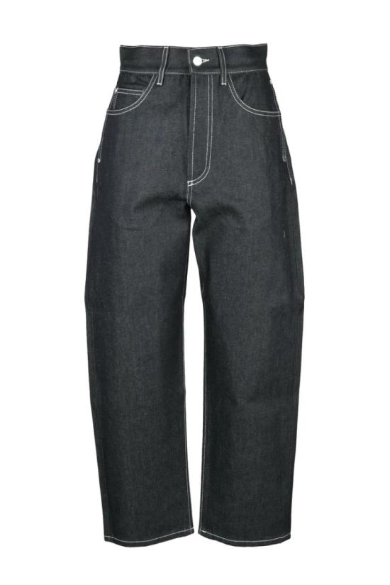  써네이 데님 면 청바지 - 미드나잇 블루