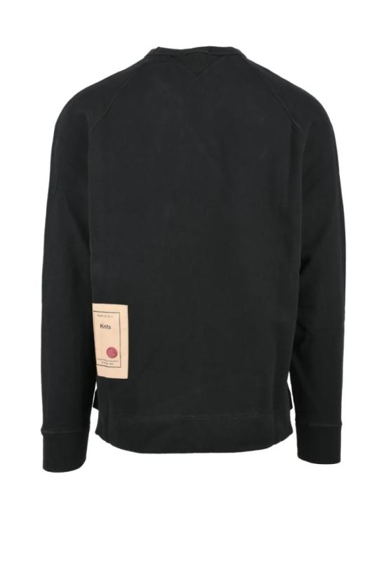  텐 씨 탑 크루넥 스웨트셔츠 - 블랙 - TEN C