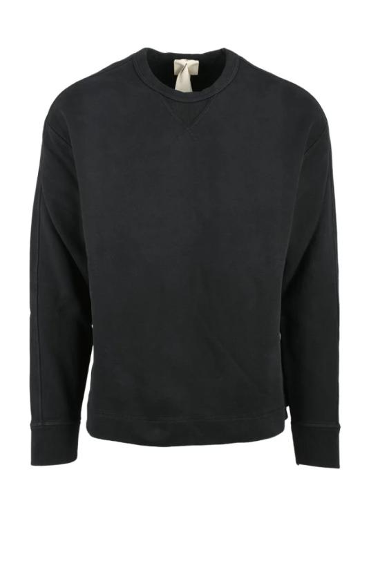  텐 씨 탑 크루넥 스웨트셔츠 - 블랙