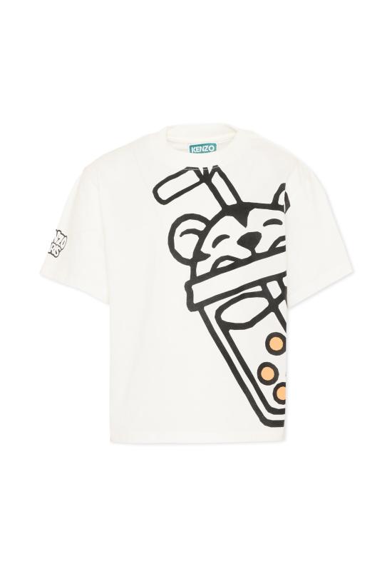 26SS [키즈] 겐조 티셔츠 K61675 117 IVORY