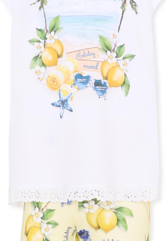 26SS [키즈] 모나리자 트레이닝 웨어 19G506RU 7032 9914 YELLOW - MONNALISA