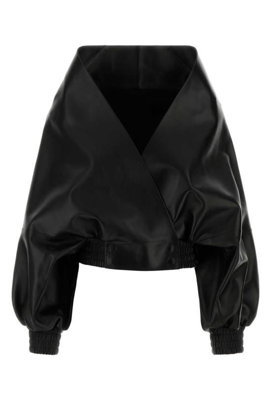 26SS 발렌시아가 수트 자켓 871982TUS11 1000 Black