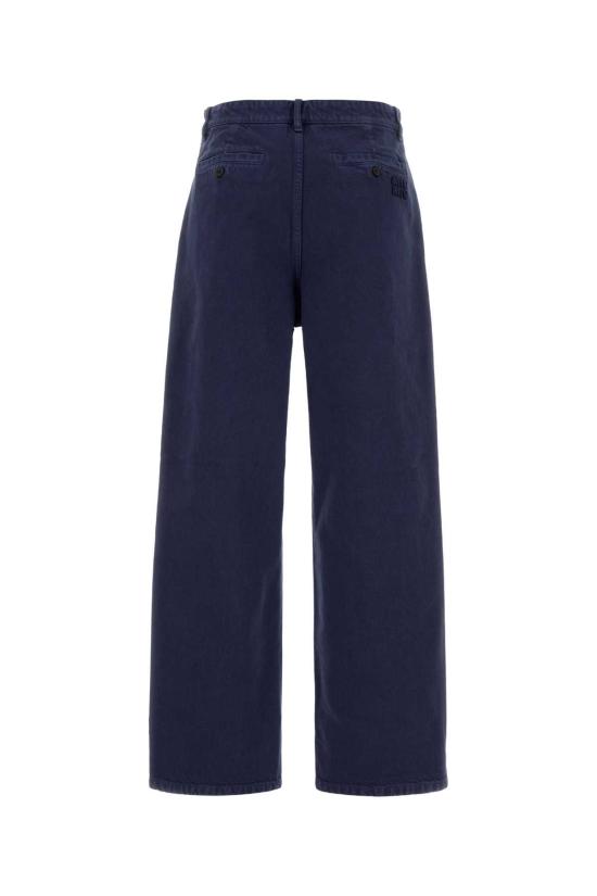 26SS 미우미우 스트레이트 팬츠 MP1970SOOO19JY F0021 Blue - MIU MIU