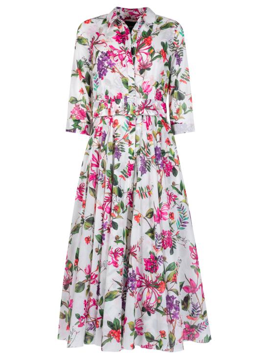 26SS 사만다 성 롱 원피스 ASTER MIDI DRESS WHITE MULTI