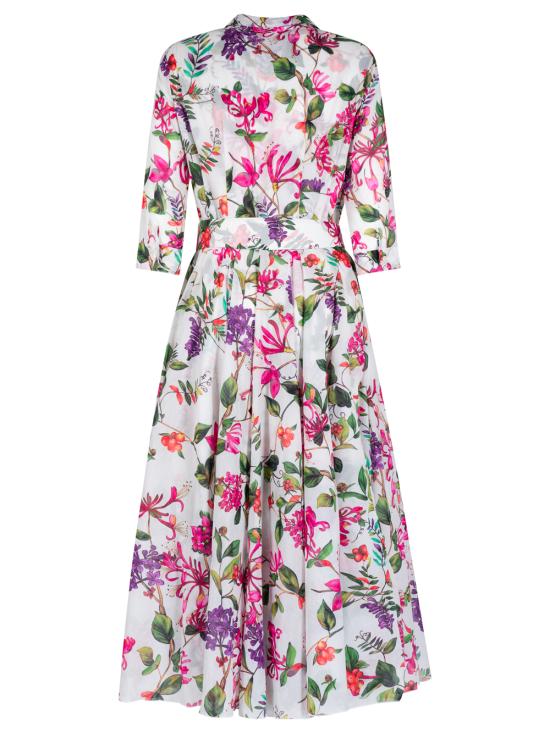 26SS 사만다 성 롱 원피스 ASTER MIDI DRESS WHITE MULTI - SAMANTHA SUNG