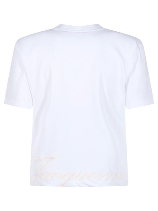 26SS 자크뮈스 반팔 티셔츠 TSW00578AJ00029 1NV 50 S WHITE - JACQUEMUS
