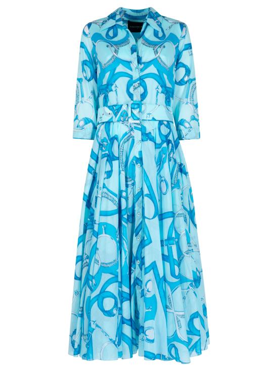 26SS 사만다 성 롱 원피스 ASTER MIDI DRESS SOFT AQUA