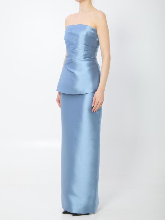 26SS 솔러스런던 미디 원피스 OS47034 BLUE - SOLACE LONDON