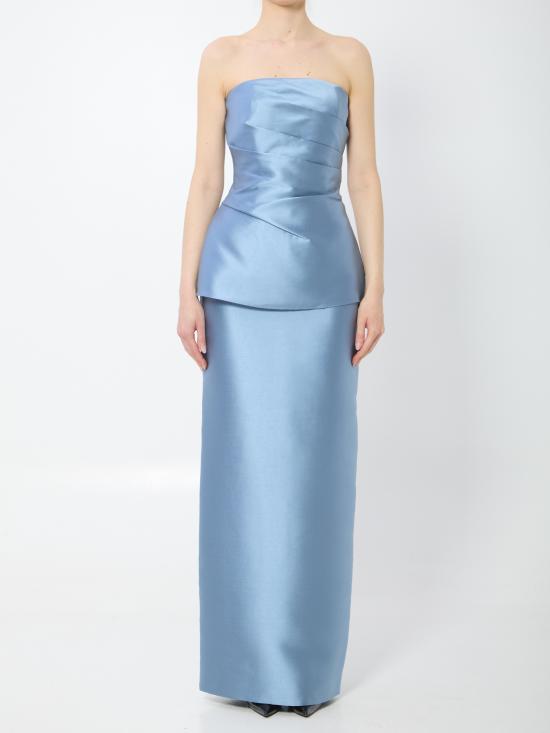 26SS 솔러스런던 미디 원피스 OS47034 BLUE