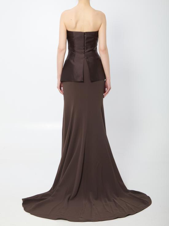 26SS 솔러스런던 롱 원피스 OS47031 BROWN - SOLACE LONDON