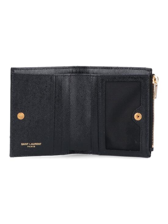 26SS 생로랑 지갑 575879 BOW01 1000 Black - SAINT LAURENT