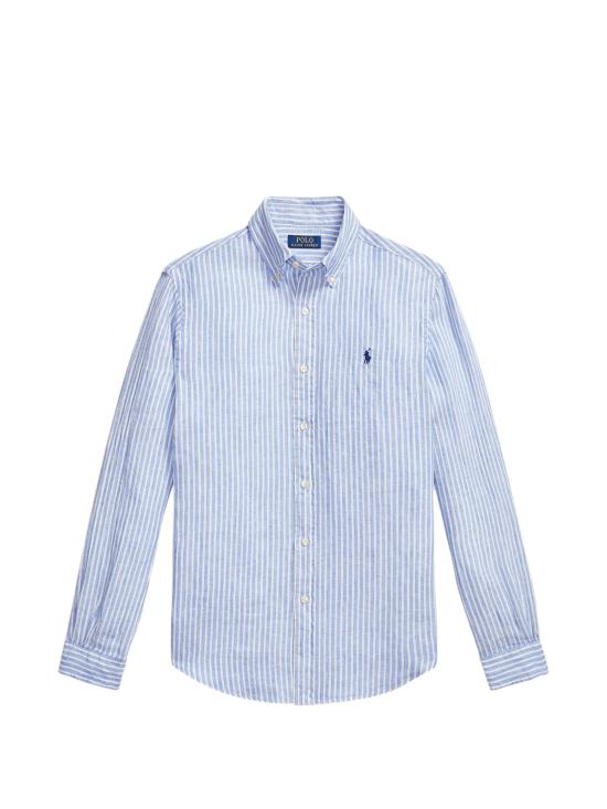 26SS 랄프 로렌 긴팔 셔츠 710982143001 5137A BLUE WHITE