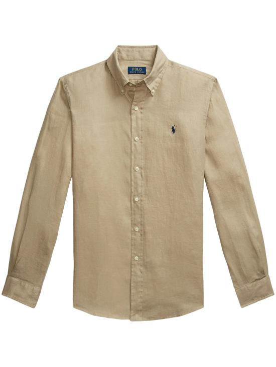 26SS 랄프 로렌 긴팔 셔츠 710966294001 COASTAL BEIGE