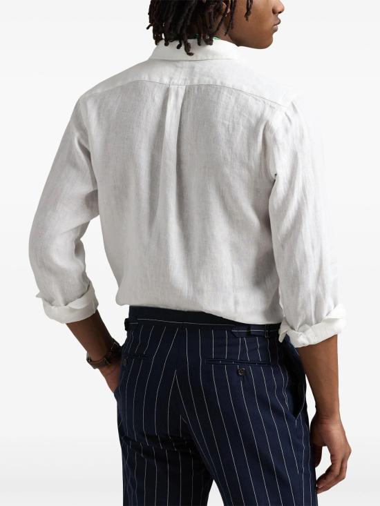 26SS 랄프 로렌 긴팔 셔츠 710966294003 CERAMIC WHITE - RALPH LAUREN