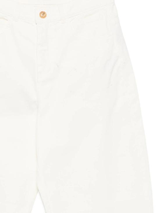 26SS [키즈] 발망 스트레이트 팬츠 BY6Q30Z3702 100C - BALMAIN