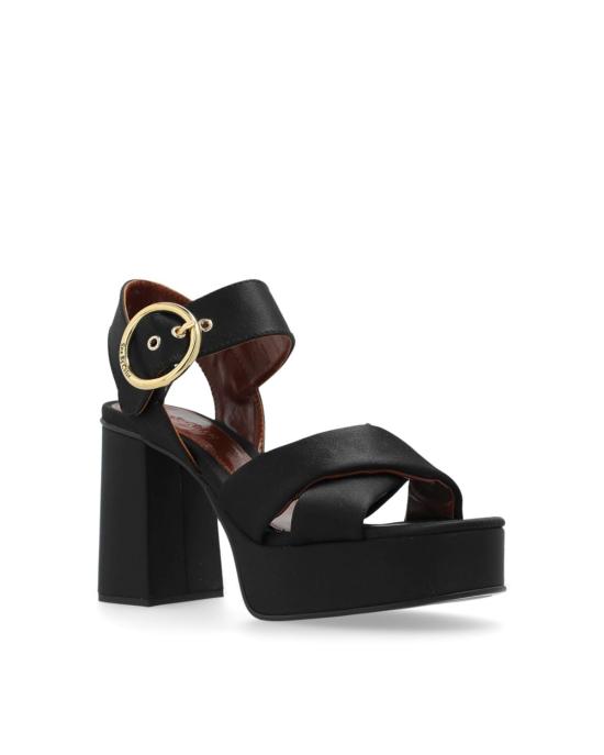  씨바이클로에 샌들 SB36033C black satin NERO - SEE BY CHLOE'