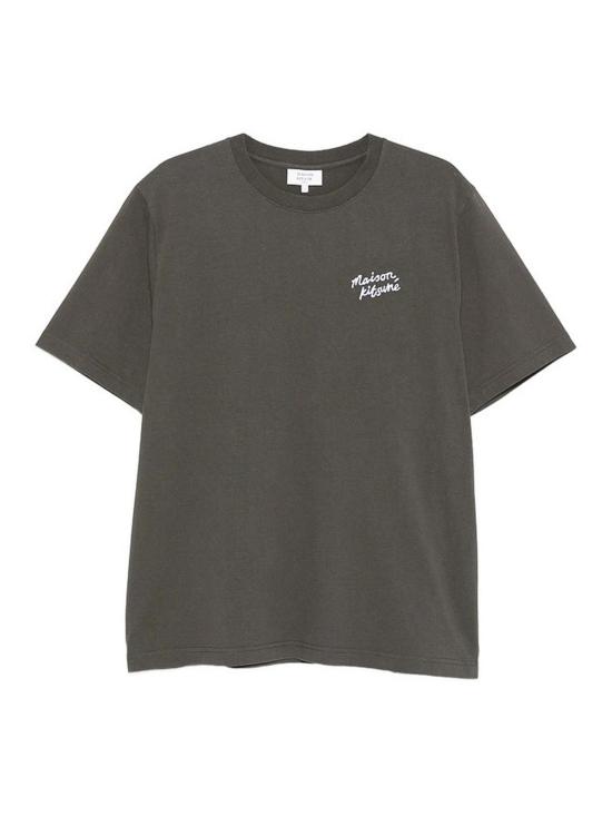 26SS 메종키츠네 핸드라이팅 컴포트 티셔츠 MM00126KJ7025BELUG Grey