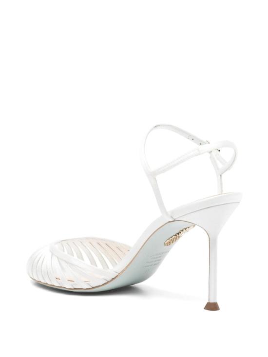 26SS 아쿠아주라 샌들 HDMMIDBRSATFFFWHITE White - AQUAZZURA