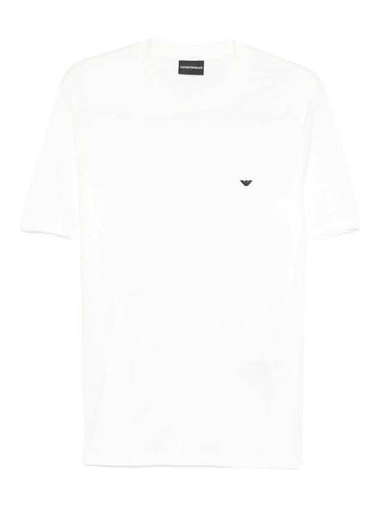 26SS 엠포리오 아르마니 반팔 티셔츠 AF13747EM004592U0003 White