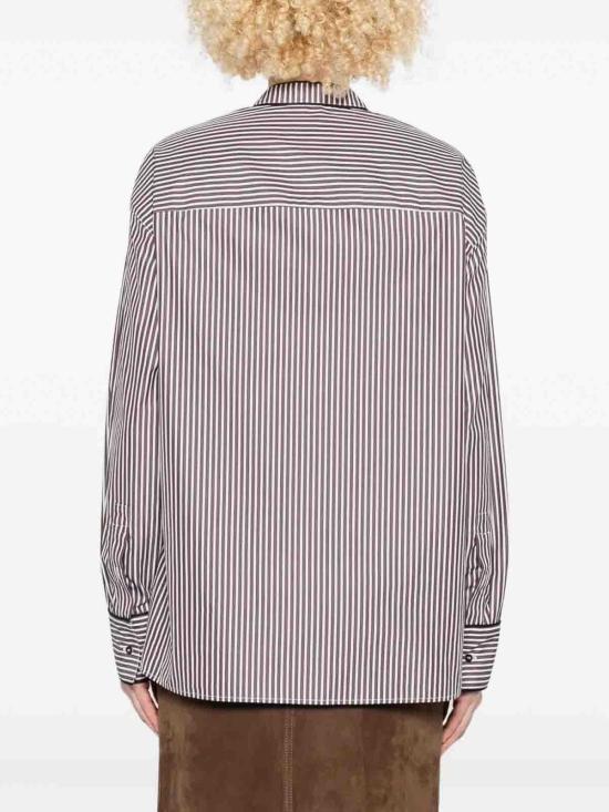 25FW 루루 스튜디오 셔츠 VERNAIVORYBROWN White - LOULOU STUDIO