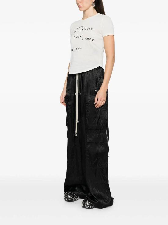 26SS 앤 드뮐미스터 반팔 티셔츠 B0013841FA206003 White - ANN DEMEULEMEESTER