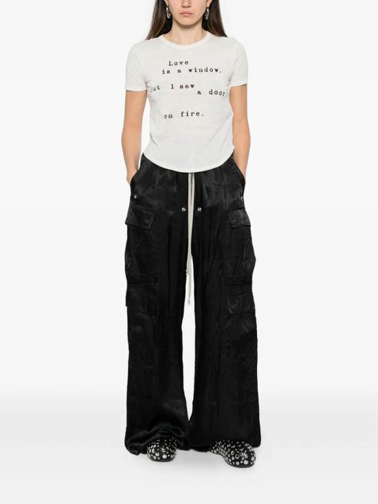 26SS 앤 드뮐미스터 반팔 티셔츠 B0013841FA206003 White - ANN DEMEULEMEESTER