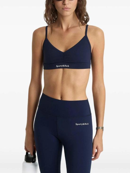 26SS 스포티앤리치 스트레이트 팬츠 PA00261300BLDKNAV Blue - SPORTY & RICH