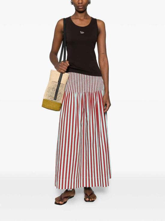 26SS 메종키츠네 베이비 폭스 립드 탱크탑 MW00121KA0033GANAC Brown - MAISON KITSUNE