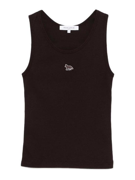 26SS 메종키츠네 베이비 폭스 립드 탱크탑 MW00121KA0033GANAC Brown