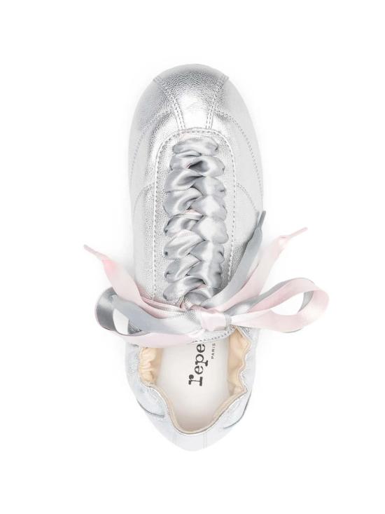 26SS 레페토 테니스 실크 스니커즈 V4230VEMDTENSILK020 Silver - REPETTO