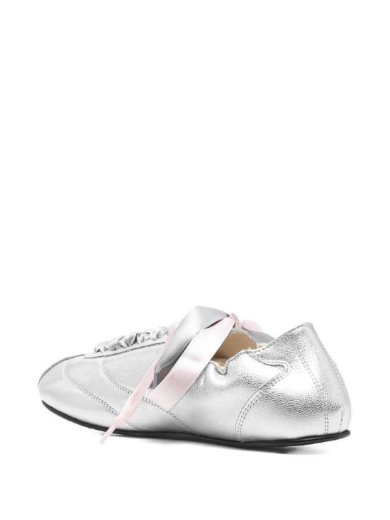 26SS 레페토 테니스 실크 스니커즈 V4230VEMDTENSILK020 Silver - REPETTO