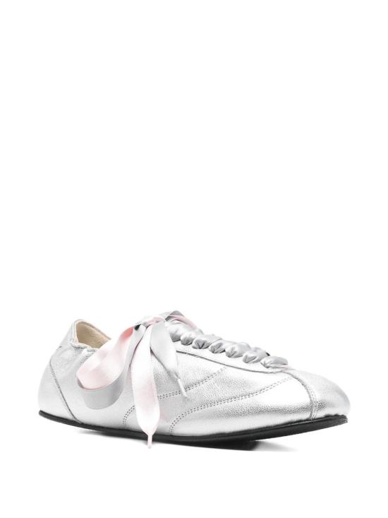 26SS 레페토 테니스 실크 스니커즈 V4230VEMDTENSILK020 Silver - REPETTO