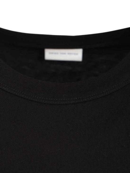 26SS 드리스 반 노튼 반팔 티셔츠 2610211013600900 Black - DRIES VAN NOTEN