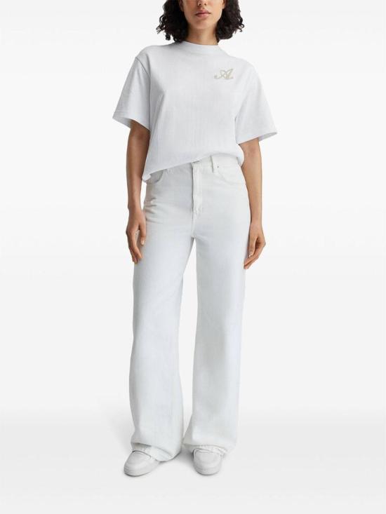 25SS 악셀 아리가토 스트레이트 팬츠 A2628003 White - AXEL ARIGATO