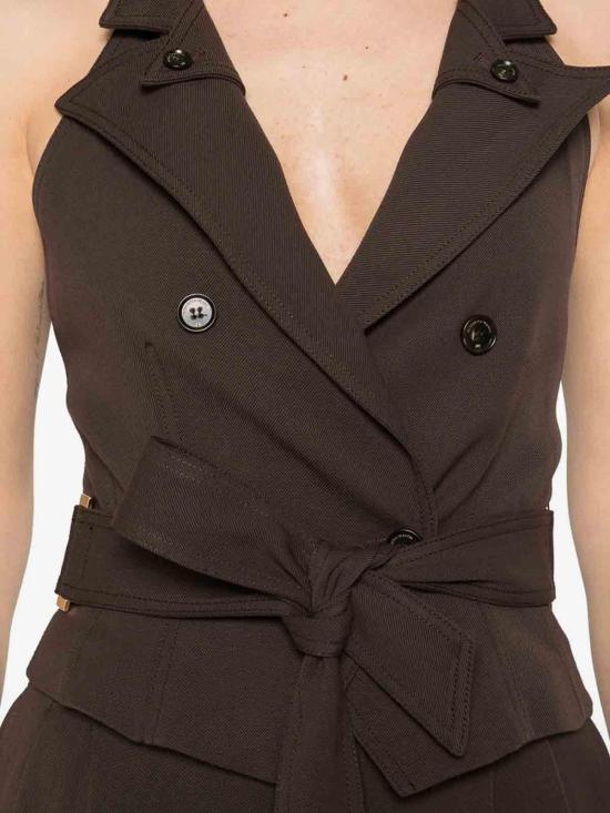 26SS 엘리자베타프랜치 베스트 GL00561E2644 Brown - ELISABETTA FRANCHI