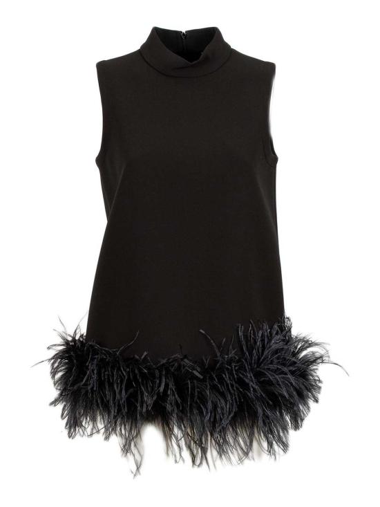 26SS 막스마라 스튜디오 민소매 티셔츠 MSEVELLO001 Black