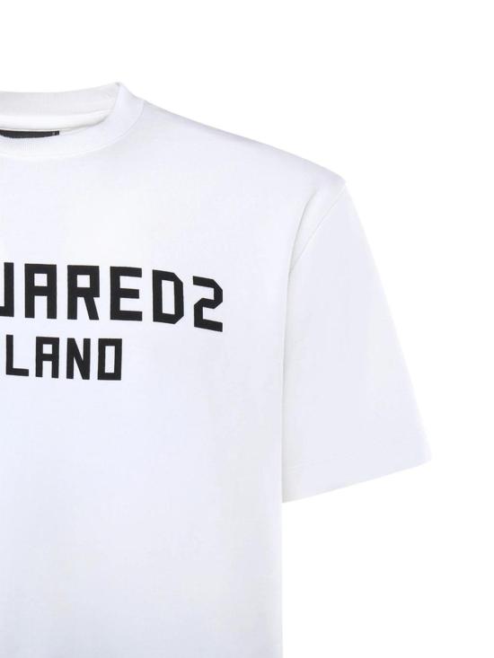 26SS 디스퀘어드2 반팔 티셔츠 D20106S74GD1520100 White - DSQUARED2