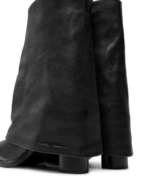  씨바이클로에 부츠 SB43060A black texan calf NERO - SEE BY CHLOE'