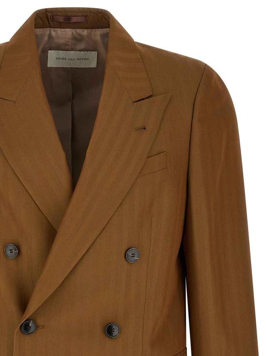 26SS 드리스 반 노튼 수트 자켓 2610204253121710 Brown - DRIES VAN NOTEN