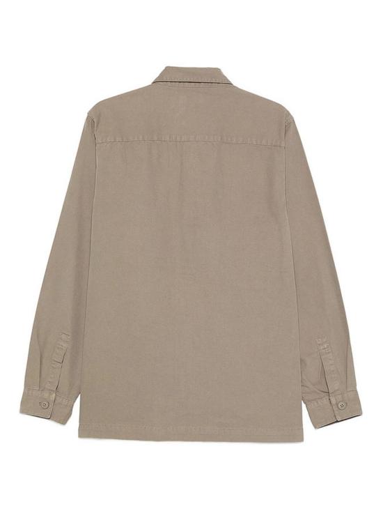 26SS 바버 워시드 코튼 오버셔츠 MOS0281OL72 Green - BARBOUR