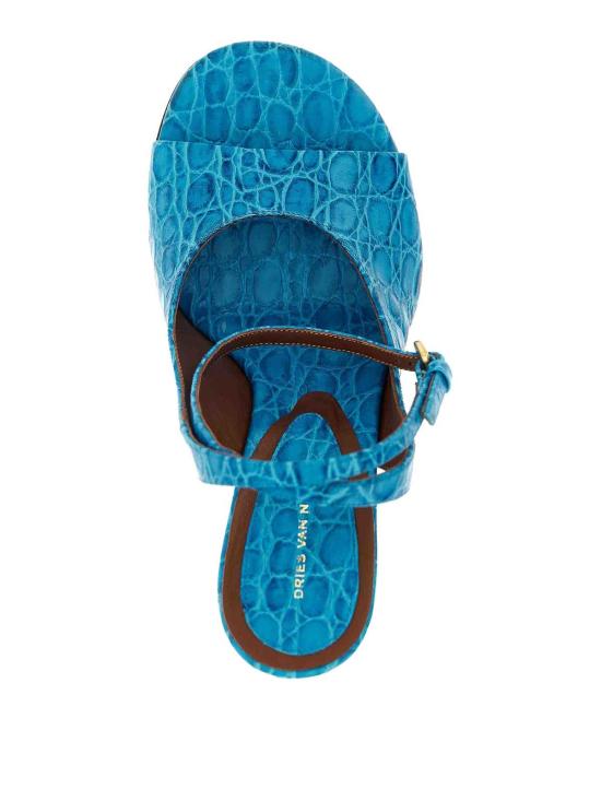26SS 드리스 반 노튼 샌들 2610117560597500 Light Blue - DRIES VAN NOTEN