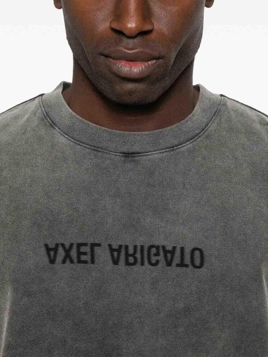 26SS 악셀 아리가토 반팔 티셔츠 A3118004DISTORTBLACK Black - AXEL ARIGATO