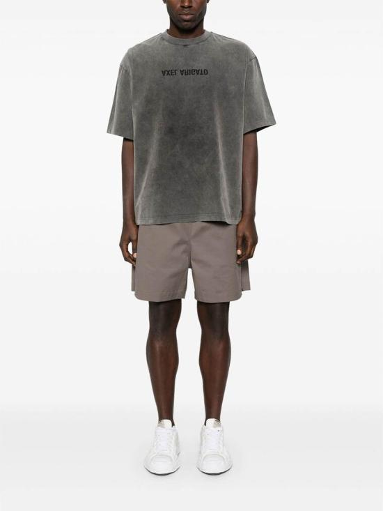 26SS 악셀 아리가토 반팔 티셔츠 A3118004DISTORTBLACK Black - AXEL ARIGATO